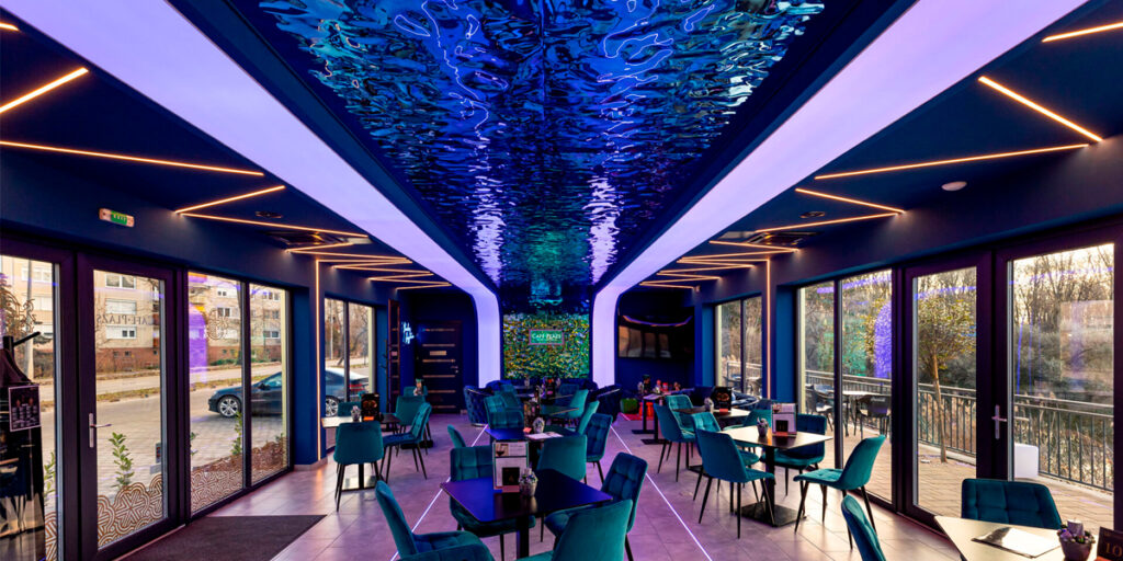 Texturas que generan un impacto visual Ocean Aqua